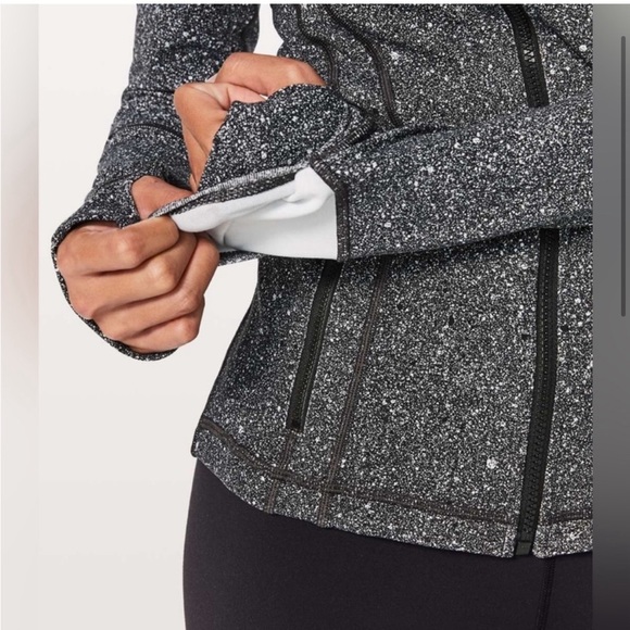 LULULEMON Define Jacket Luminesce Splatter White Black - Picture 3 of 8